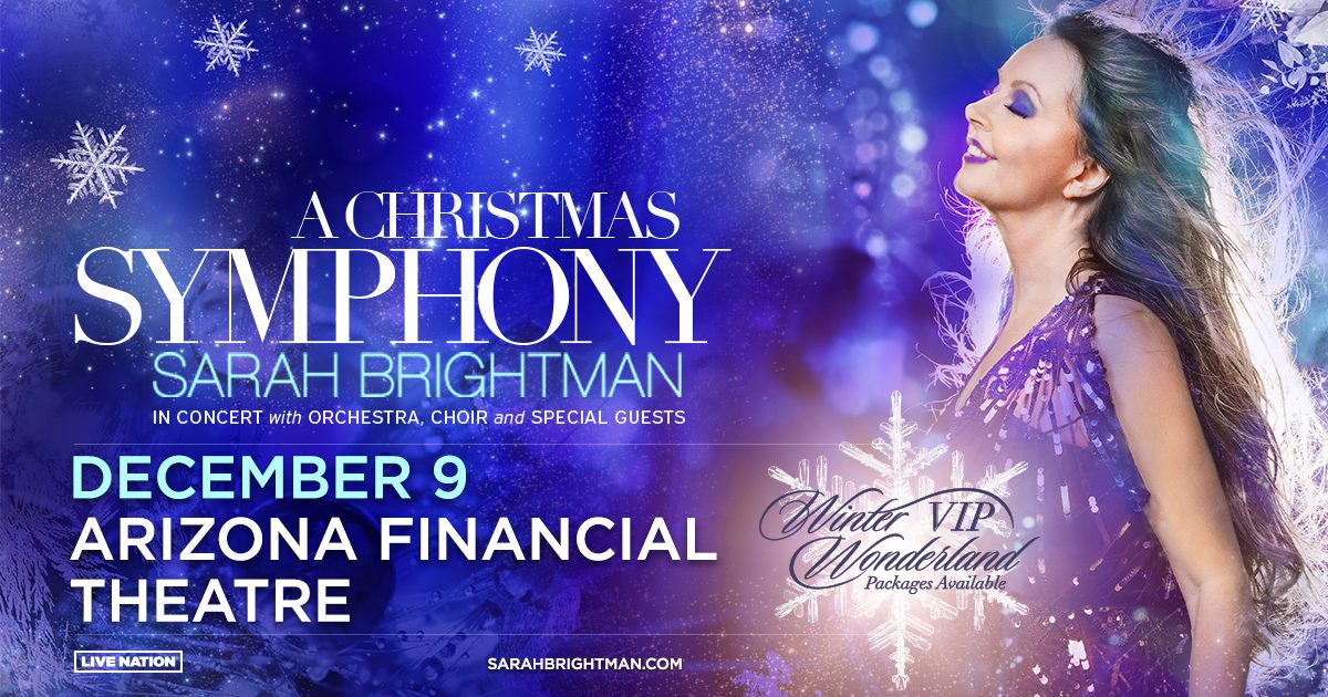 Sarah Brightman: A Christmas Symphony | Visit Arizona