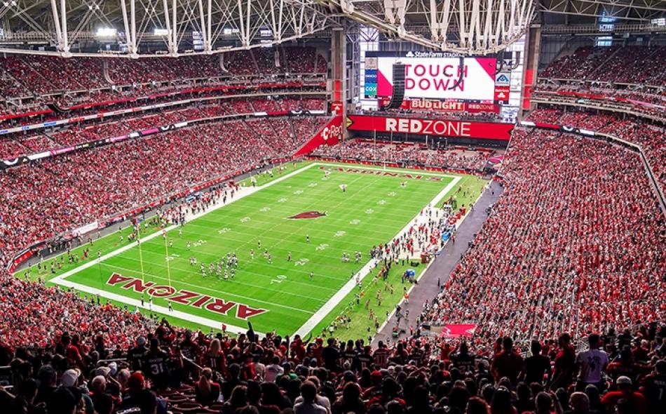 Arizona Cardinals building amenity at State Farm Stadium