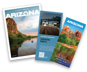 Arizona Travel Guide + State Map + Arizona Parks Passport Card